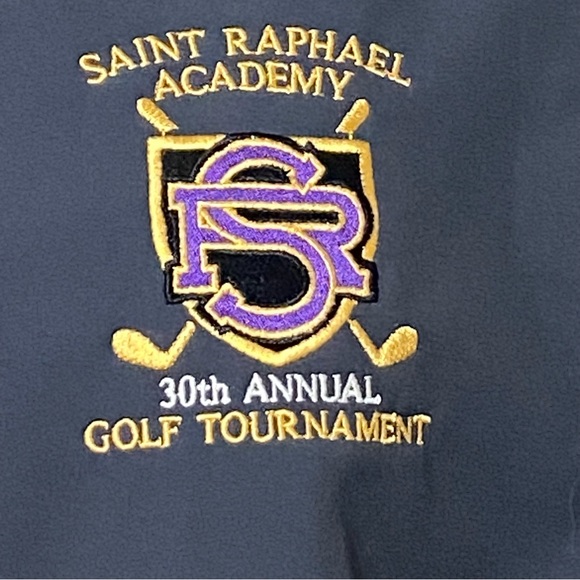 Port Authority Unisex Vest L Gray Saint Raphael Academy 30th Golf Tournament - Picture 3 of 11